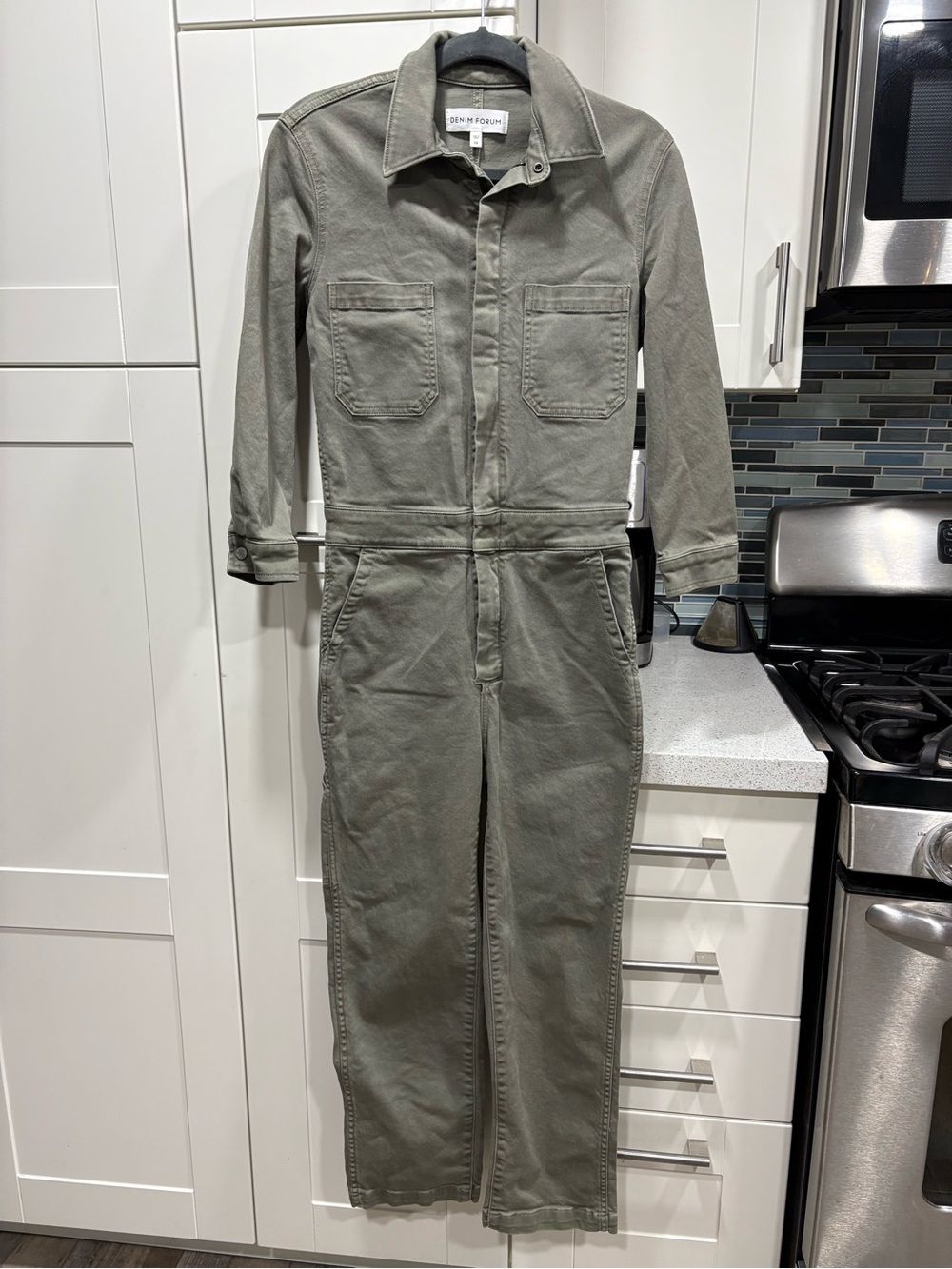 Aritzia Denim Forum utility coveralls